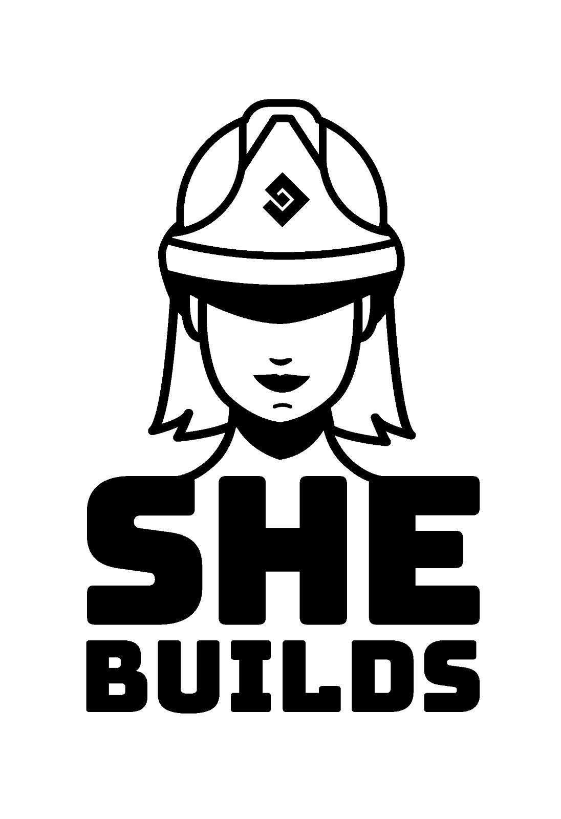 Logo she builds